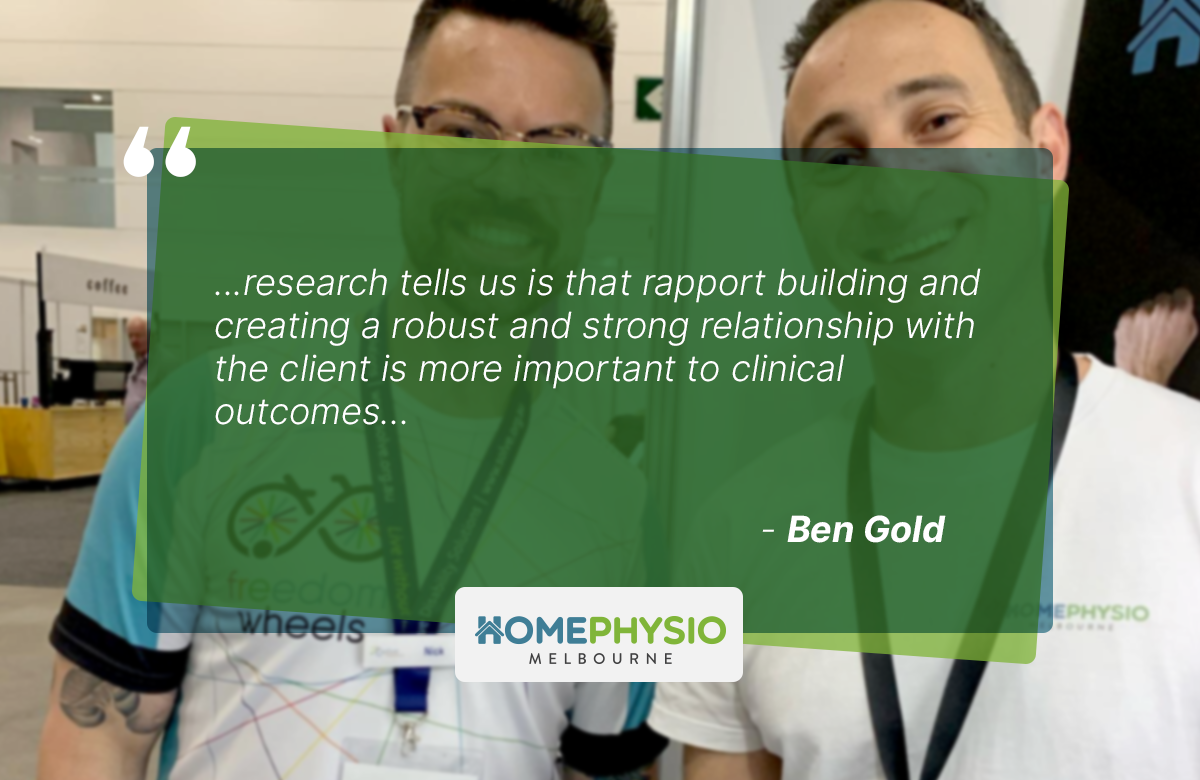 Home Physio Melbourne | Connecting with patients