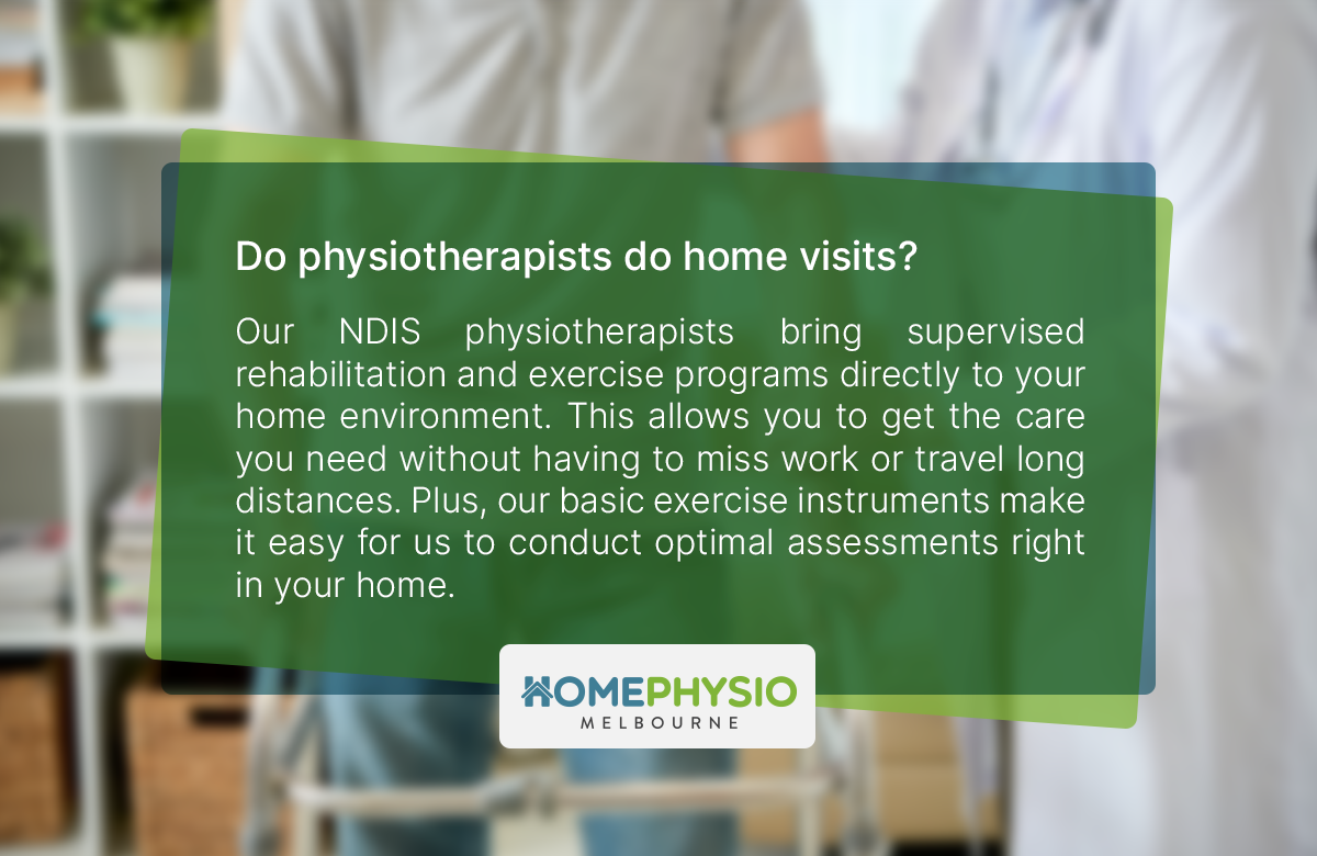 NDIS Physiotherapy Home Visits