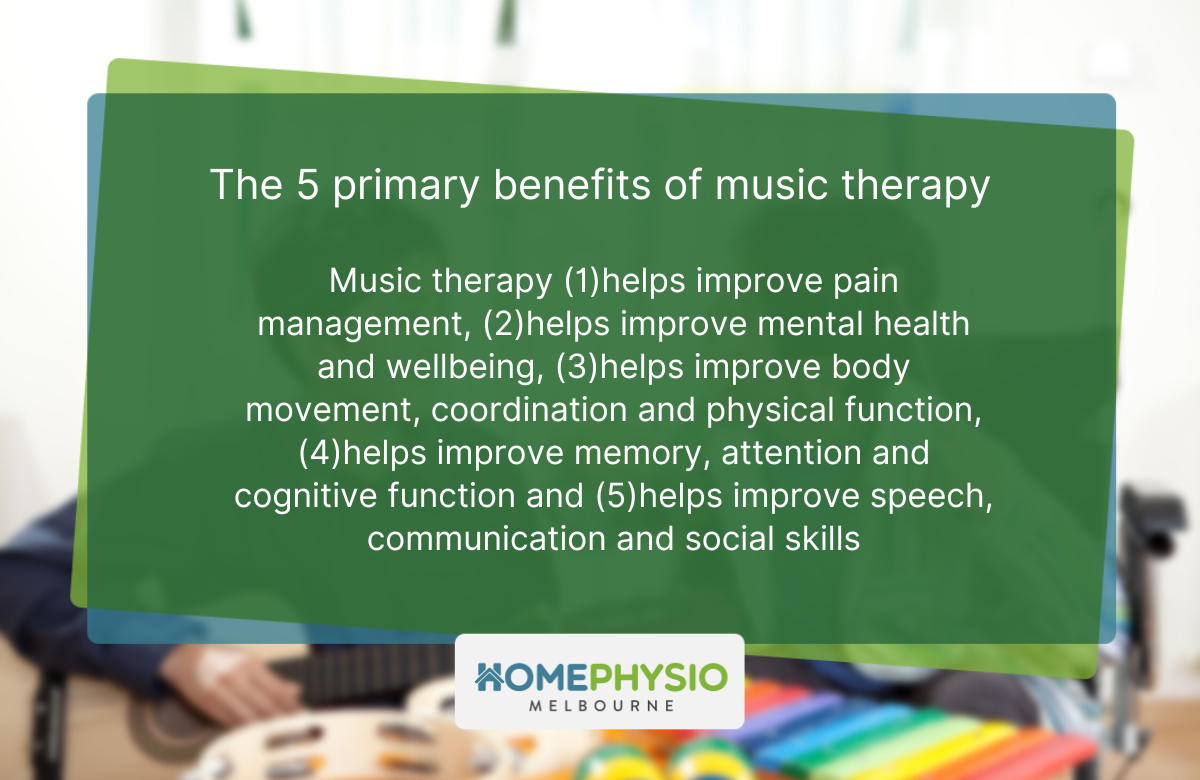 Benefits of Music Therapy | Home Physio Melbourne