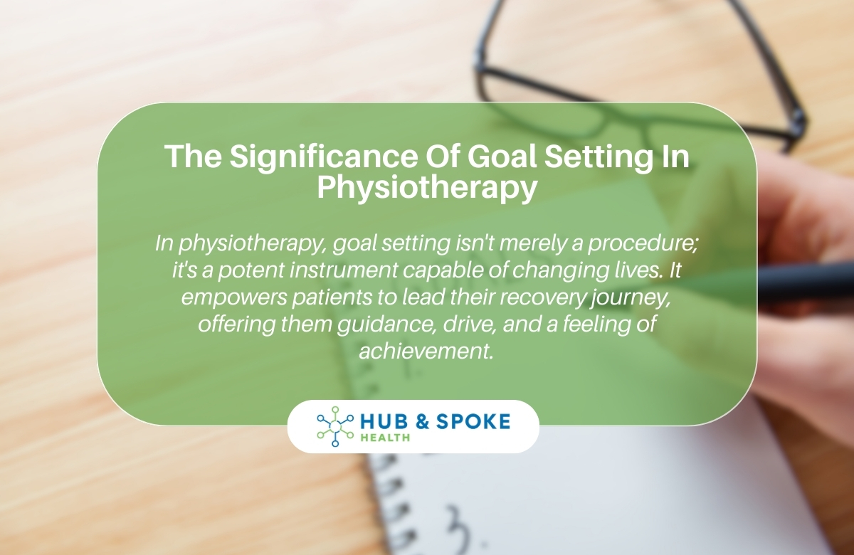 Benefits of Goal Setting in Physiotherapy Treatment | Hub And Spoke Health