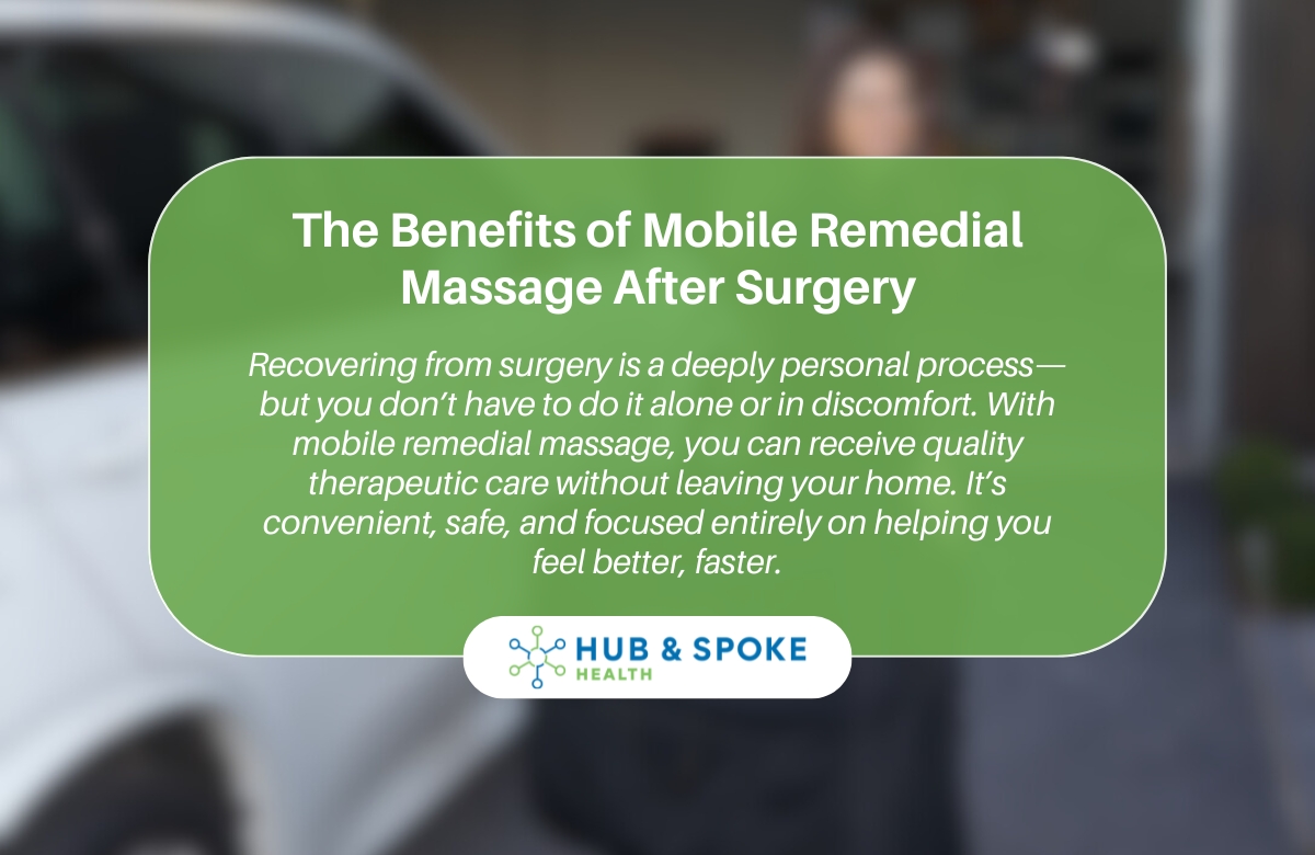 Mobile Remedial Massage After Surgery | True North Chiropractic