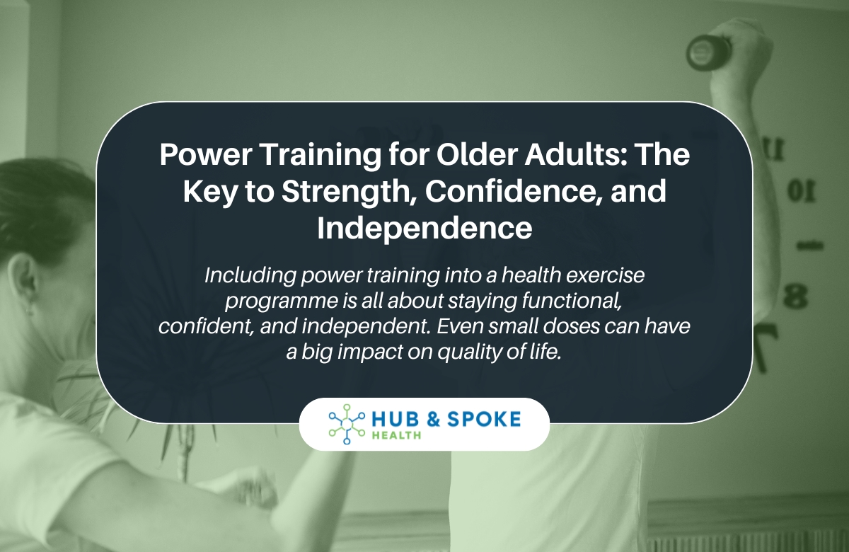 Power Training for Older Adults | Hub and Spoke Health