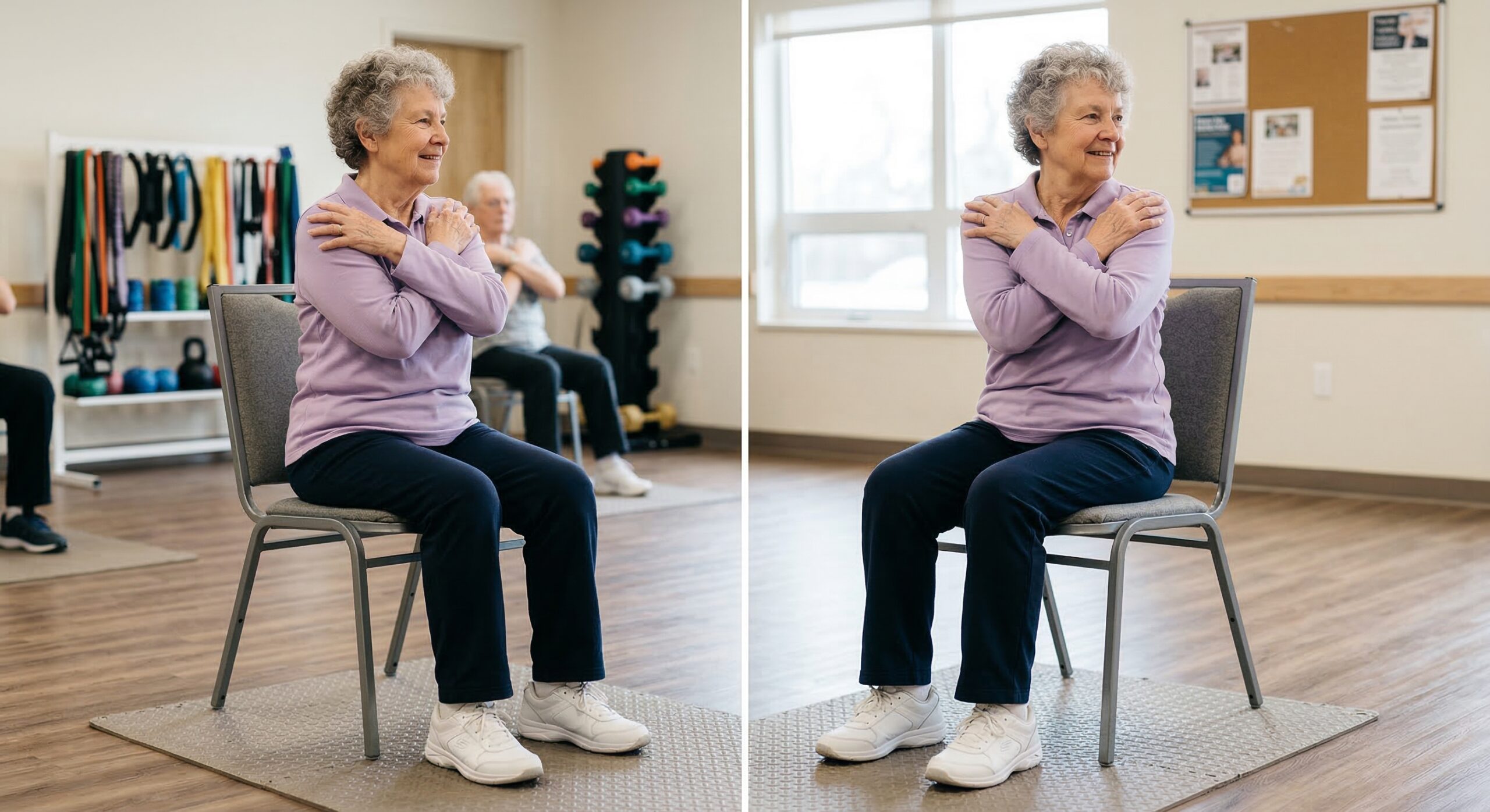 Safe Chair-Based Back Exercises for Seniors